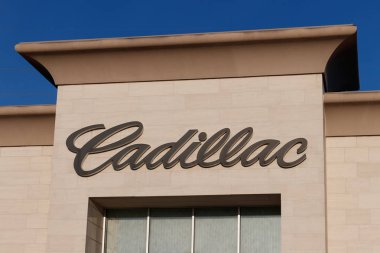 Deerfield - Circa June 2019: Cadillac Automobile Dealership. Cadillac is the Luxury Division of General Motors IV clipart