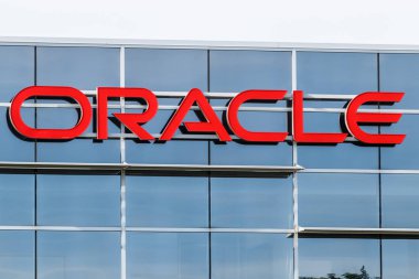 Deerfield - Circa June 2019: Oracle Corporation location. Oracle offers technology and cloud based solutions I clipart
