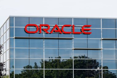 Deerfield - Yaklaşık Haziran 2019: Oracle Corporation konumu. Oracle teknoloji ve bulut tabanlı çözümler Ii sunuyor