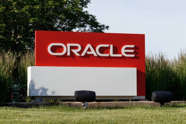 Deerfield - Yaklaşık Haziran 2019: Oracle Corporation konumu. Oracle teknoloji ve bulut tabanlı çözümler Sunuyor V