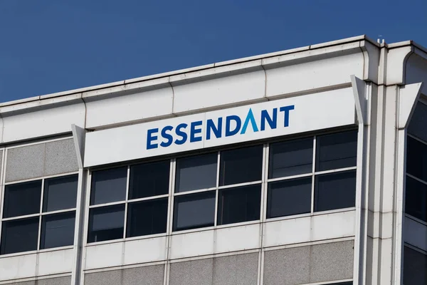 Deerfield - Circa Juni 2019: Kantor pusat perusahaan Essendant. Essendant adalah distributor grosir nasional untuk perlengkapan kantor I — Stok Foto