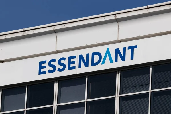 Deerfield - Circa junio 2019: Sede corporativa de Essendant. Essendant es un distribuidor mayorista nacional de suministros de oficina II — Foto de Stock