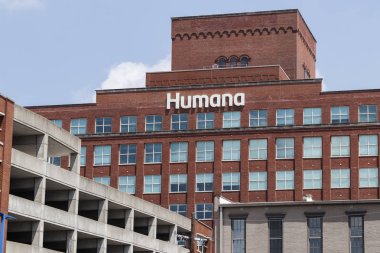 Louisville - Circa Temmuz 2019: Humana şirket merkezi. Humana Ev hizmetleri Ii kindred yüzde 40 pay satın aldı