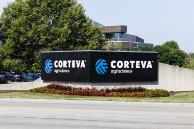 Indianapolis - Circa July 2019: Corteva Agriscience global business center. Corteva Agriscience was the agricultural division of DowDuPont II clipart