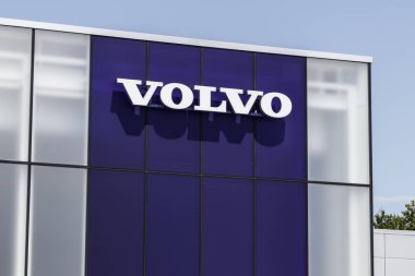Indianapolis - Yaklaşık Ağustos 2019: Volvo otomobil ve Suv bayilik. Volvo, Çinli otomotiv şirketi Geely Ii'nin bir yan kuruluşudur.