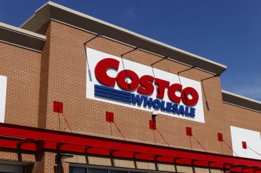 Indianapolis - Yaklaşık Ağustos 2019: Costco Toptan Mekan. Costco Toptan Multi-Milyar Dolarlık Küresel Perakendeci Ii olduğunu