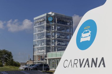 Indianapolis - Yaklaşık Eylül 2019: Carvana ikinci el araba otomat. Carvana bir online sadece preowned ve ikinci el araba bayilik Vi