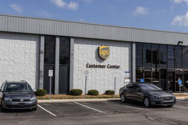 Indianapolis - Yaklaşık Eylül 2019: United Parcel Müşteri Merkezi. Ups dünyanın en büyük paket teslimat şirketi IV olduğunu