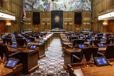Indianapolis - Ekim 2019: Indiana Eyalet Temsilciler Meclisi