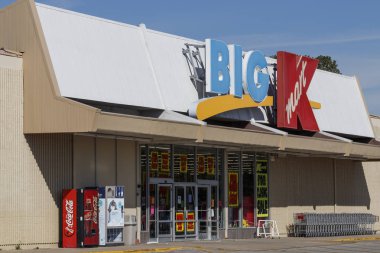 Kokomo - Eylül 2019: Kmart kapanıyor ve kapanıyor. Sears Holding iflas başvurusunda bulundu ve birçok Kmart konumunu kapatıyor
