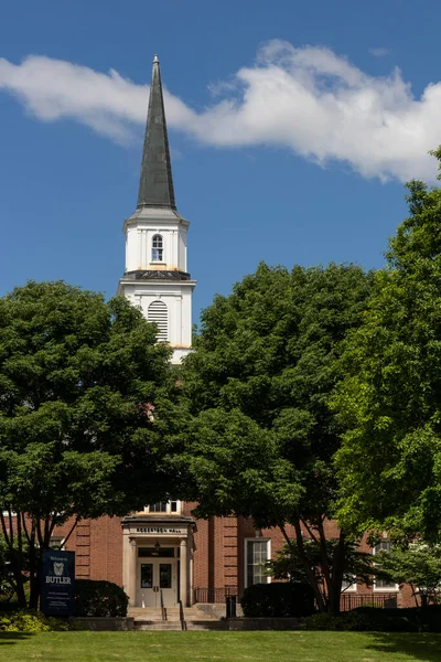 Indianápolis Circa Mayo 2020 Robertson Hall Campus Universidad Butler Alberga — Foto de Stock