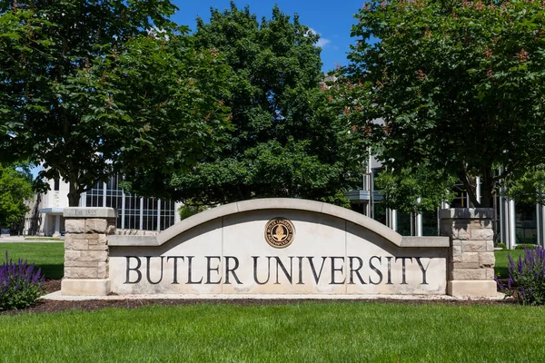 Indianapolis Sekitar Mei 2020 Kampus Universitas Butler Universitas Butler Adalah — Stok Foto