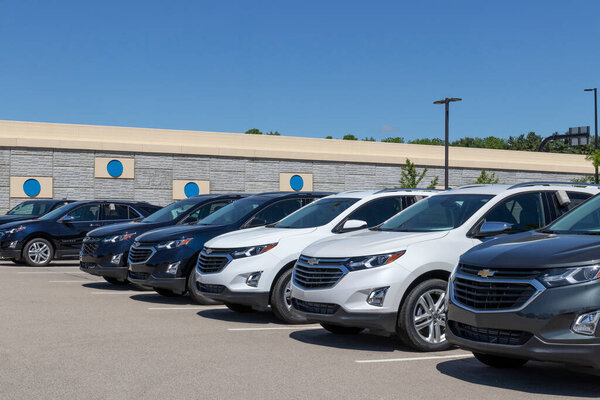 Индианаполис - май 2020 года: Chevrolet Automobile Dealership. Chevy - подразделение General Motors
.