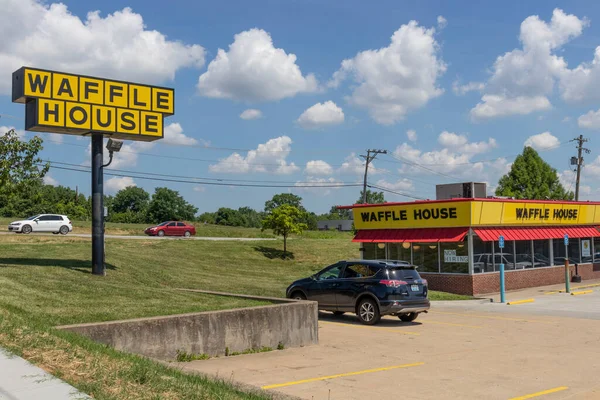 Florença Circa Julho 2020 Waffle House Iconic Southern Restaurant Chain — Fotografia de Stock