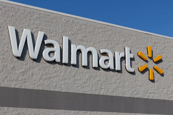 Shelbyville Sekitar Juli 2020 Walmart Retail Location Walmart Memperkenalkan Komitmen — Stok Foto