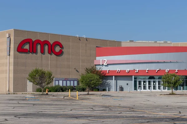 Marion Circa 2020 Amc Movie Theater Location Amc剧场必须适应新的社会疏远的常态 — 图库照片