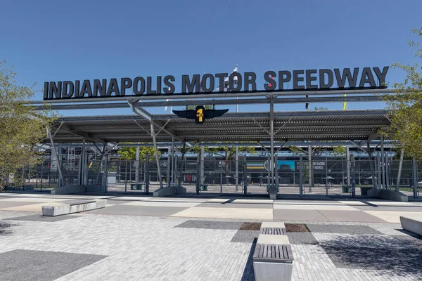 Indianápolis Por Volta Agosto 2020 Gate One Entrance Indianapolis Motor — Fotografia de Stock