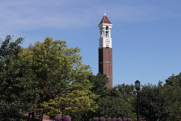 West Lafayette Circa Agosto 2020 Purdue Bell Tower Campanario Actual — Foto de Stock