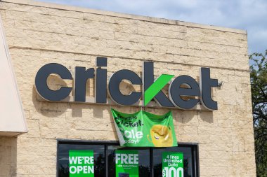 Toledo - Circa September 2020: Cricket Wireless retail store. Cricket Wireless provides prepaid cellular service and is a subsidiary of AT&T Mobility. clipart