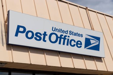 Toledo - Circa September 2020: USPS Post Office location. The USPS is responsible for providing mail delivery and providing postal service. clipart