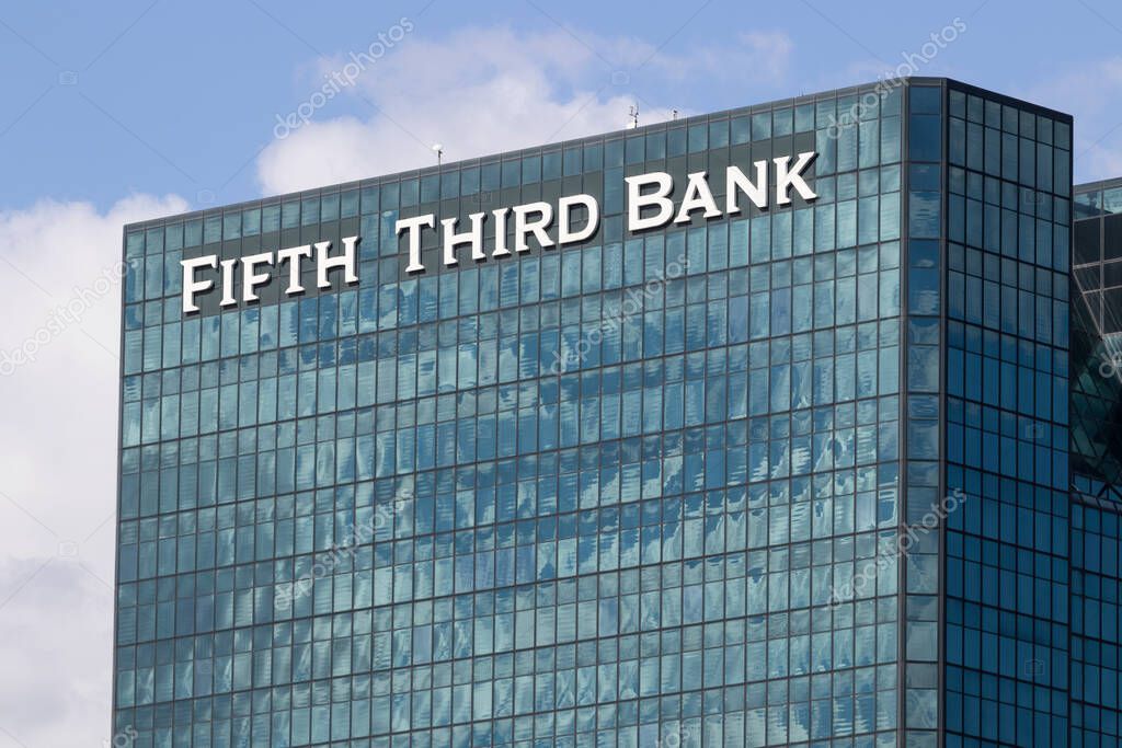 Toledo - Circa September 2020: Fifth Third Bank Tower. Fifth Third services 15 regions with more than 1,300 locations.