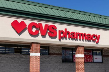 Avon - Eylül 2020: CVS Eczane Perakende Tesisleri. CVS, ABD 'deki en büyük eczane zinciri..