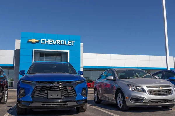 Plainfield Circa September 2020 Chevrolet Automobile Dealership Chevy Division General — Stock Photo, Image