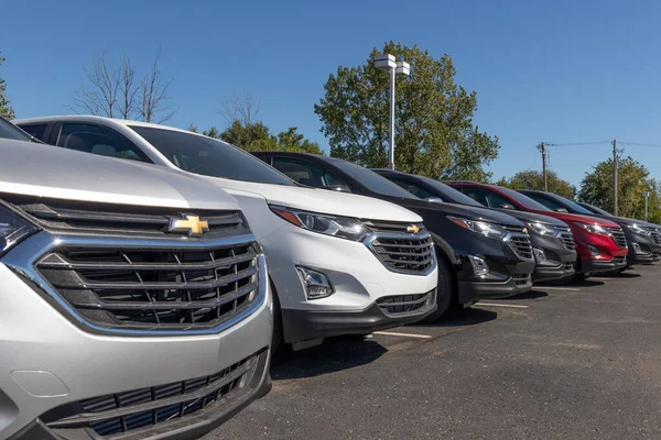 Plainfield Circa September 2020 Chevrolet Automobile Dealership Dalam Bahasa Inggris — Stok Foto