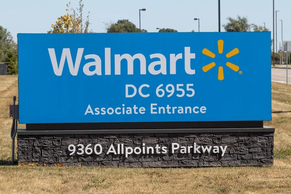 Plainfield Circa Septiembre 2020 Walmart Com Fulfillment Center Walmart Almacena — Foto de Stock