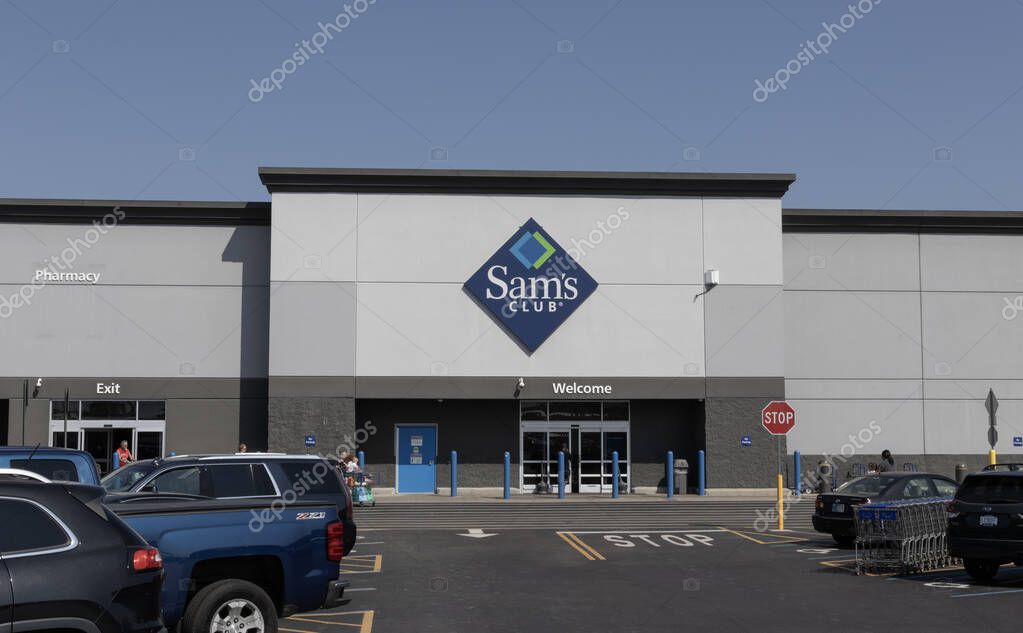 Hobart - September 11, 2025: Sam's Club Warehouse. Sam's Club is a chain of membership only stores owned by Walmart.