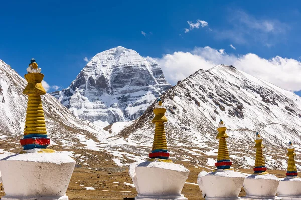 Tibet. Heilige berg kailash. Noord gezicht — Stockfoto
