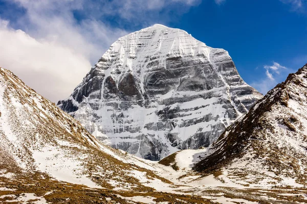 O Tibete. Monte Kailash. Cara norte Fotografias De Stock Royalty-Free