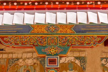 Ngari ilçesinin Dzanda ilçesindeki Toling Manastırı. Tibet. C