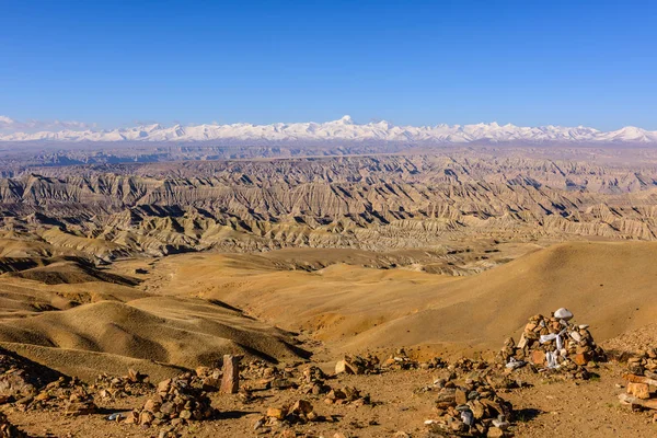 티벳 고원에서 히말라야 산맥 까지. — 스톡 사진