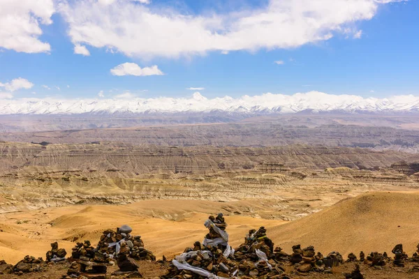 チベット高原からヒマラヤ山脈への眺め — ストック写真
