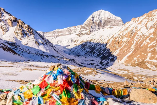 O Tibete. Monte Kailash. Cara norte Imagens Royalty-Free