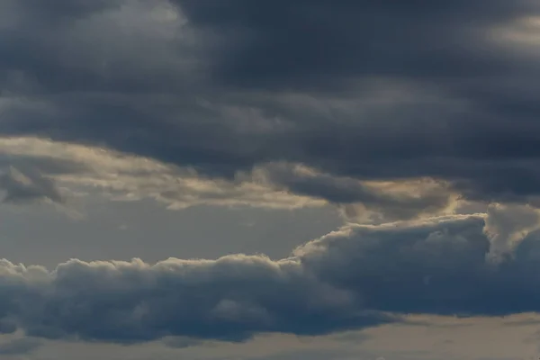 Thunderclouds Gray Sky Beautiful Background — Stock Photo, Image