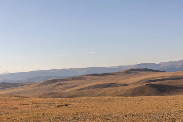 Vista Prados Mongólia Paisagem Mongol Altai Montanhas — Fotografia de Stock