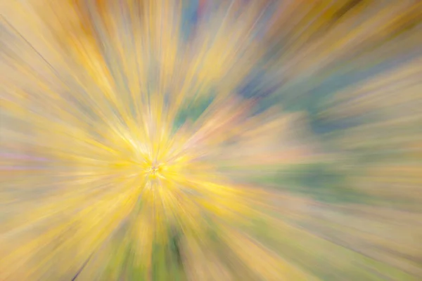 Abstract Photo Forest Autumn Photographed Different Effects Motion Zoom Colorful — Stock Photo, Image