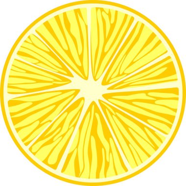 beyaz arkaplanda limon dilimi  