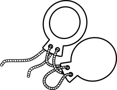 Kastanyet ile boyama sayfası