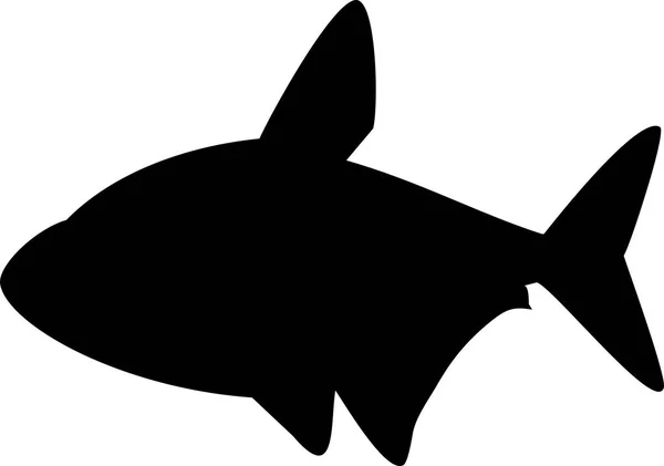 Silhouette Tetra Aquarium Fish — Stock Vector