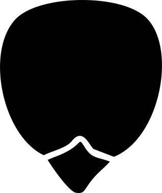 Düz tarzda mısır taneleri siyah siluet