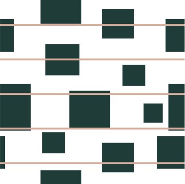 Kusursuz kareler desen, basitçe vektör illüstrasyonu 