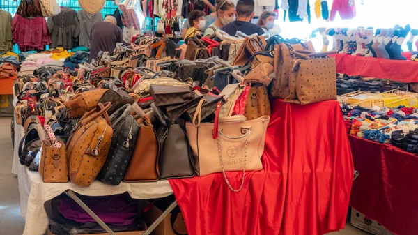Karsiyaka Izmir Pavo 2020 Miércoles Gran Bazar Bostannli Personas Caminando — Foto de Stock