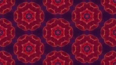 Konser, gece kulübü, müzik videosu, etkinlikler, gösteriler, moda, tatil, sergi, LED ekranlar ve projeksiyon haritalama için soyut çok renkli döngü kaleydoskop animasyonu.