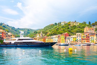 Yat ve tekne ile güzel defne Portofino İtalya