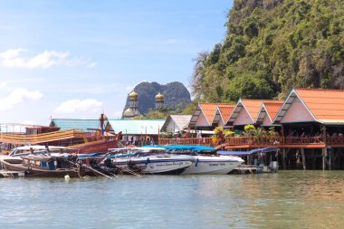 Tayland, Phuket, 2018 - Ko Panyi çingene Köyü Su