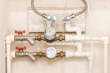 Moskova, Rusya 16 Aralık, 2017: su içinde özel ev metre