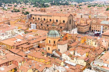 Bologna görünümü kulenin şehir